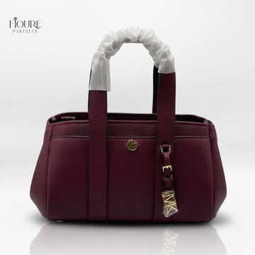 Fioure Aesthetic Calf Leather Top-Handle Tote Bag – Small