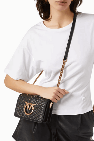 Fioure Love Bird Chain Crossbody Bag — Metal Chain Strap & Signature Hardware