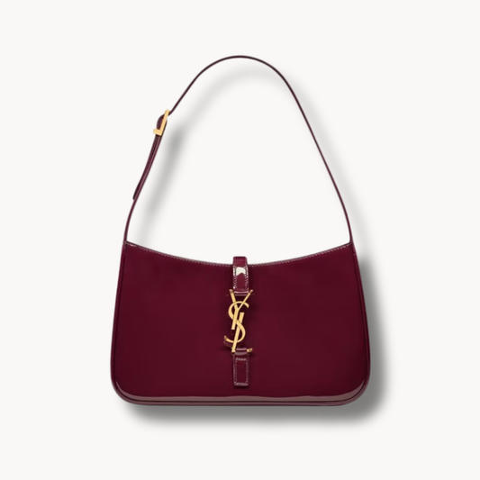 SAINT LAURENT HOBO BAG MATERIAL SHINE