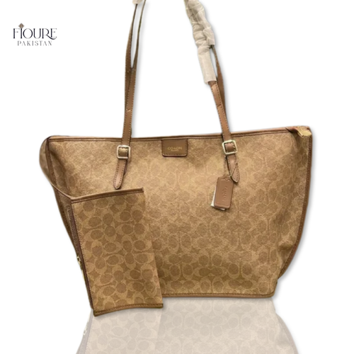 COH Taxi Tote Bag In Signature Canvas