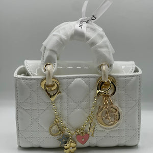 Fioure Aesthetic Quilted Patent Tote Bag – Small