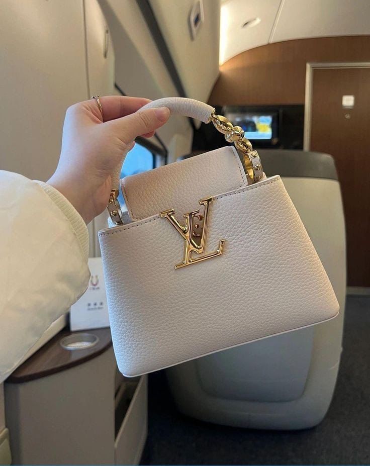 LOUIS VUITTON  Luxe Elegance Mini Tote – Ivory Edition