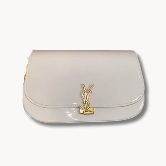 YSL  SAINT LAURENT ENVELOP BAG SHINE  MATERIAL GOLD