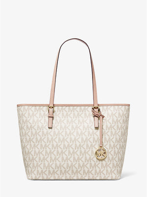Fioure FF Logo Sunshine Shopper Tote — Embossed Leather with Gold Hardware