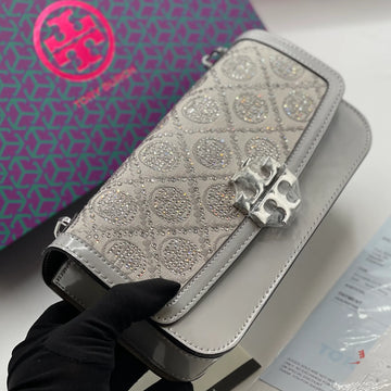 TB Small Eleanor T Monogram Shoulder Bag