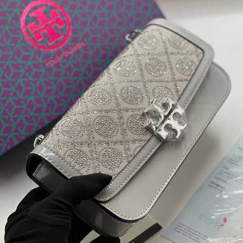 TB Small Eleanor T Monogram Shoulder Bag