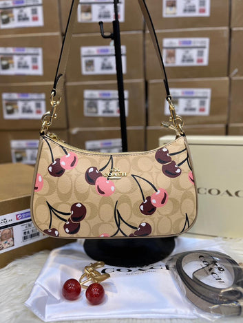 COACH Teri Shoulder Bag In Signature Canvas