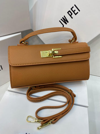 Fioure Structured Mini Shoulder Bag — Vegan PU Leather Minimalist Design