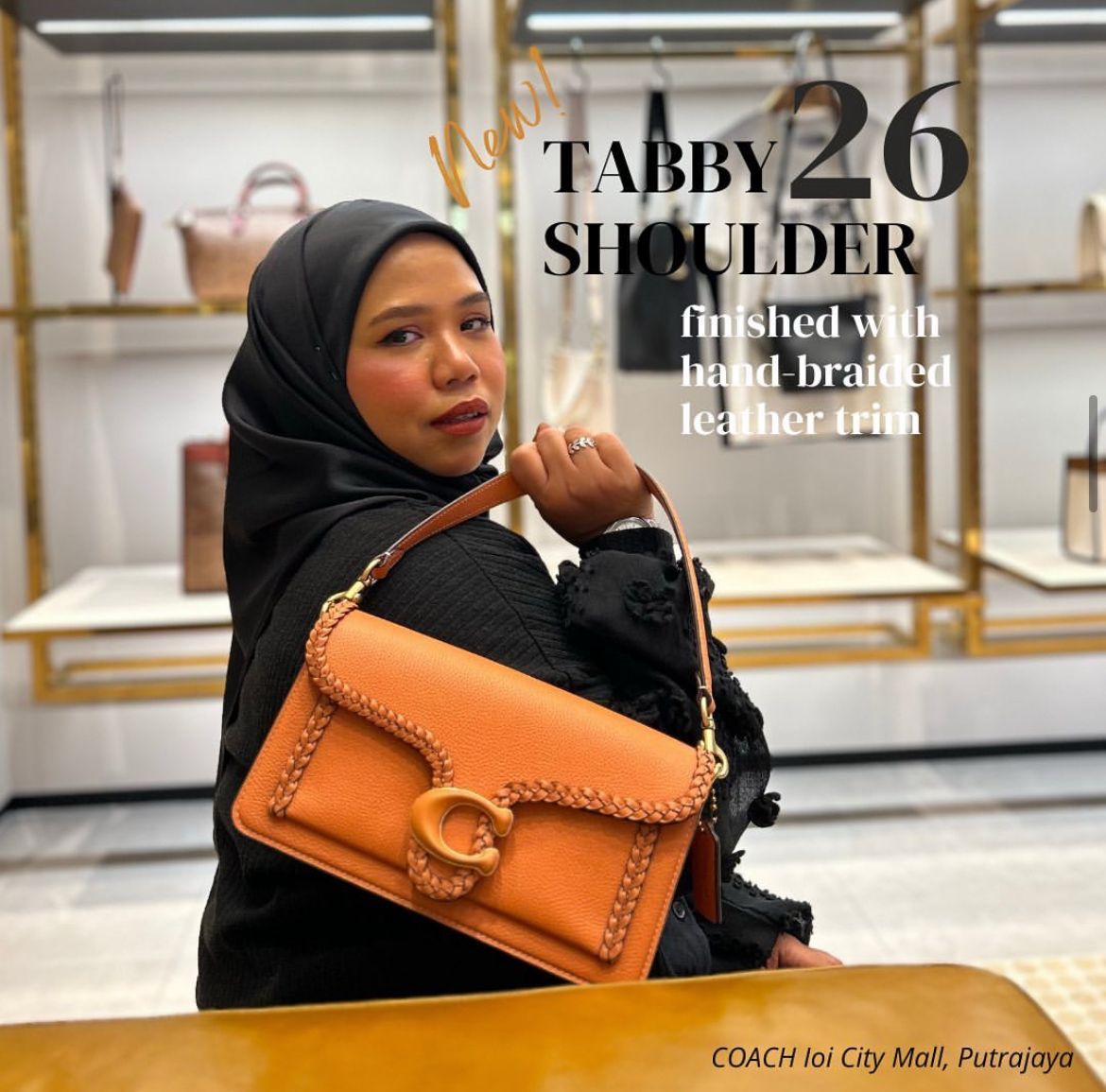 Coach  Tabby Shoulder Bag 26 with Braid