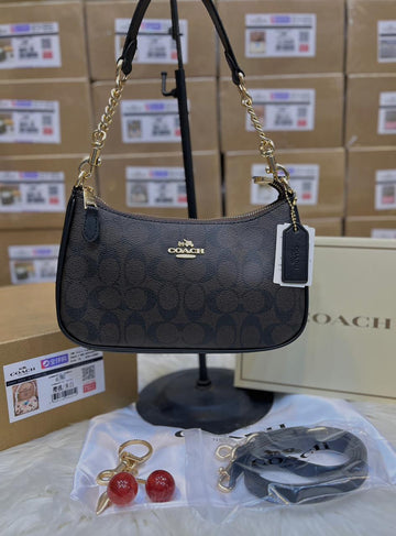 COACH Teri Shoulder Bag In Signature Canvas