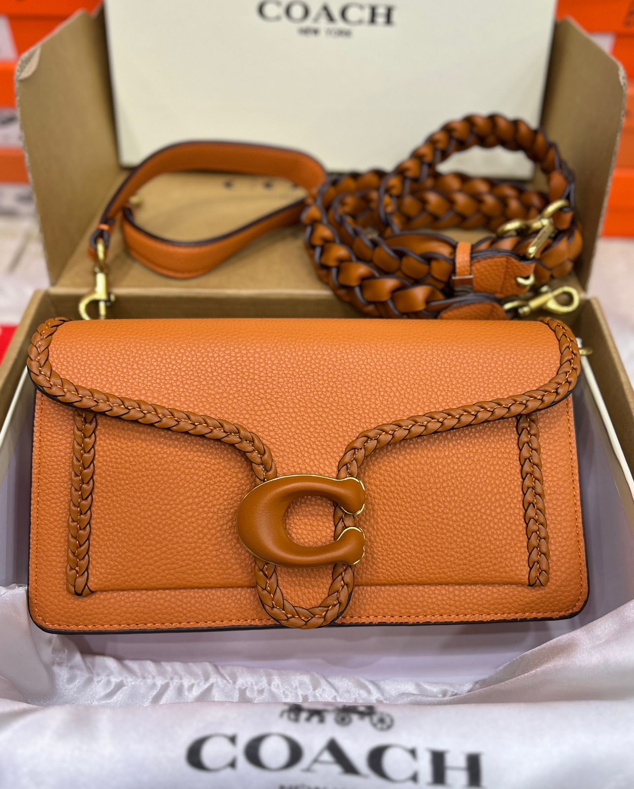 Coach  Tabby Shoulder Bag 26 with Braid