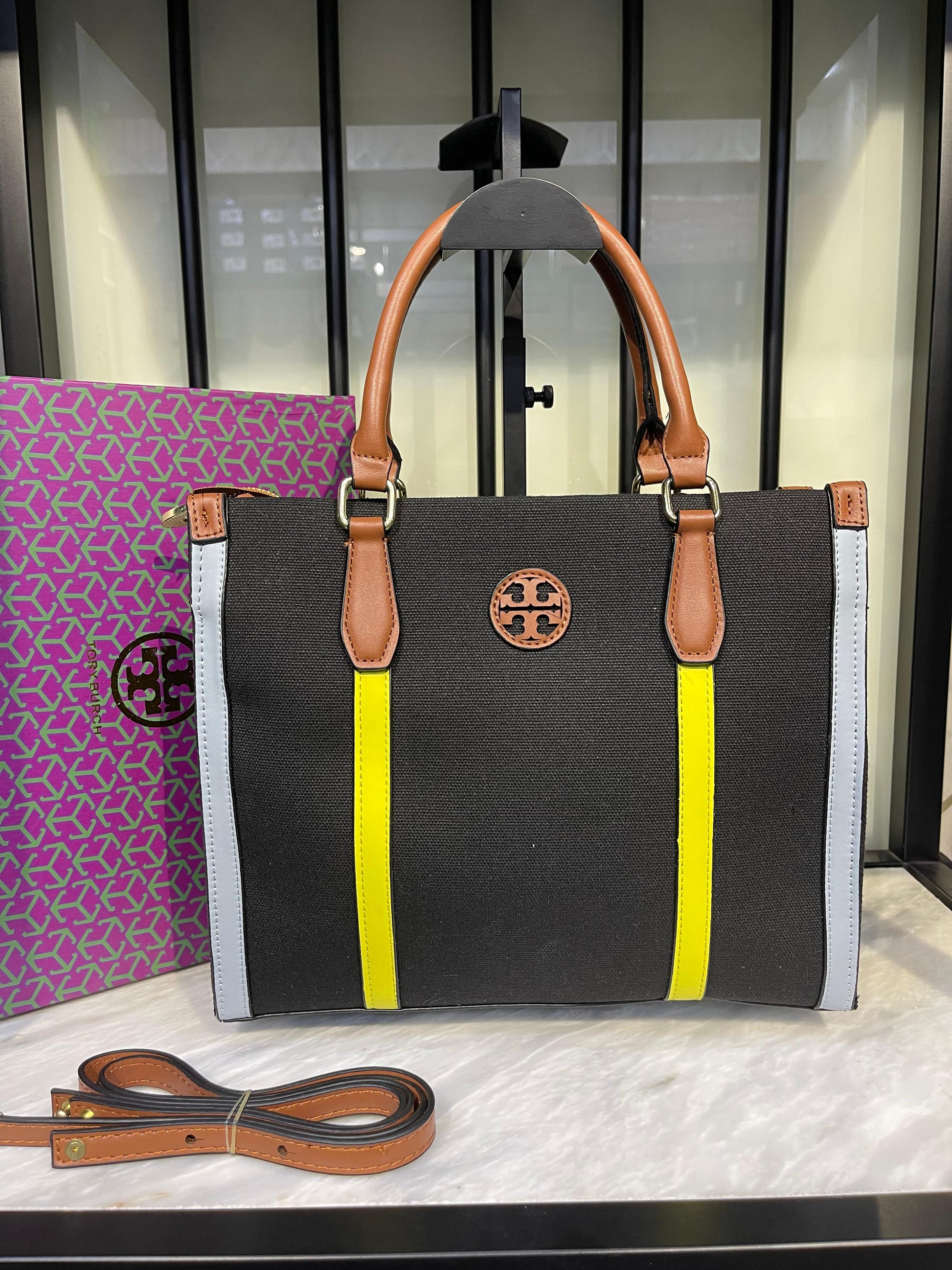 Canvas Tote Bag - Tory Burch