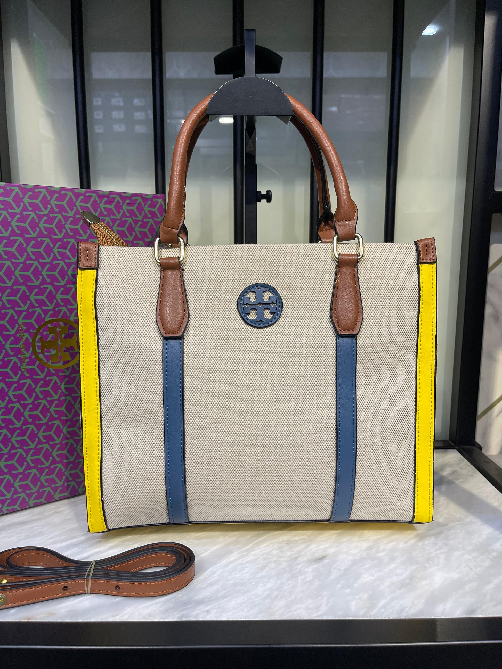 Canvas Tote Bag - Tory Burch