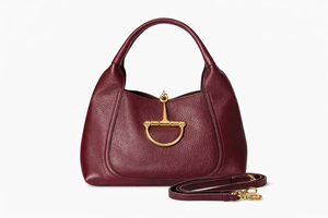 Fioure Softbit Maxi Leather Hobo Bag — Horsebit Hardware & Detachable Strap