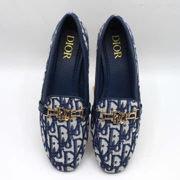 Fioure loafers — Crystal Embellished & Monogram Canvas in Blue
