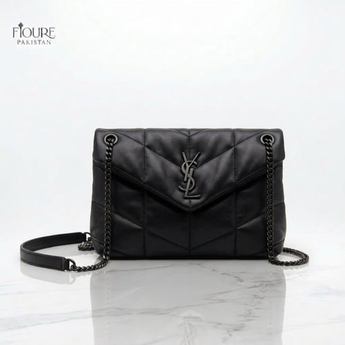 YSL Loulou Puffer Leather Chain Bag