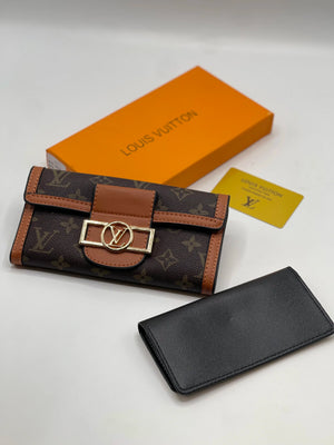 Fioure Wallet Shoes — Monogram Canvas in Brown