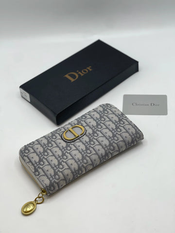 Fioure Wallet Shoes — Monogram Canvas in Grey