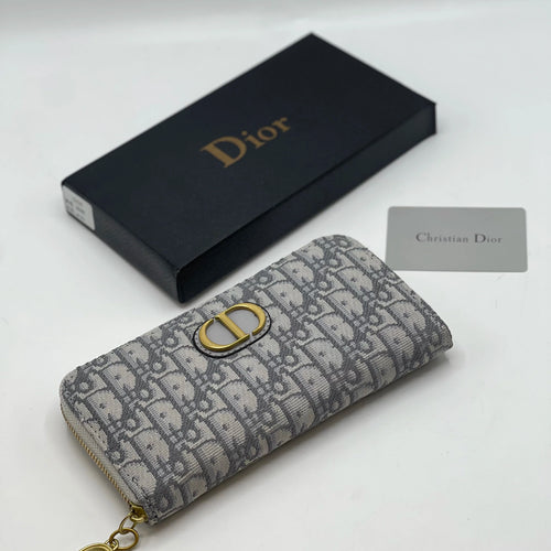 Fioure Wallet Shoes — Monogram Canvas in Grey