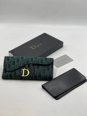 Fioure Wallet Shoes — Monogram Canvas in Green
