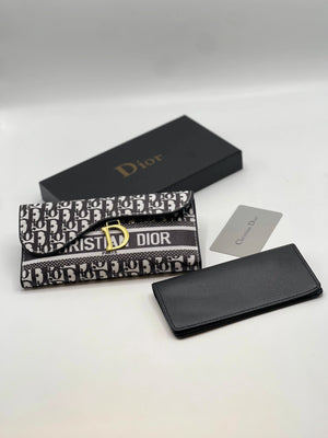 Fioure Wallet Shoes — Monogram Canvas in White