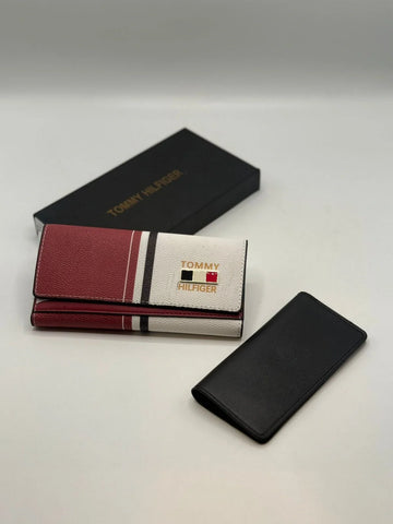 Fioure Wallet Shoes — Multi-Compartment in Red
