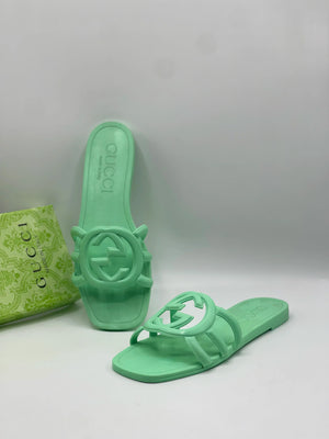 Fioure slippers — Slip-On Comfort in Mint Green