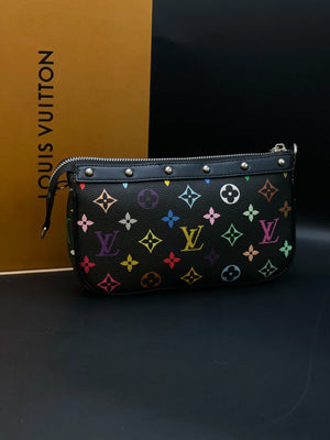 Fioure x Pochette Accessoires — Monogram Canvas in Black