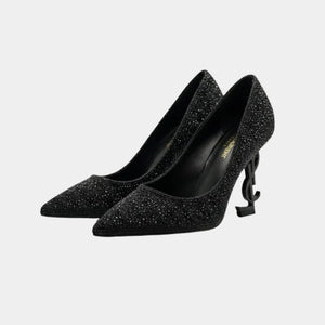 Fioure Opyum Glitter Pumps — Crystal Embellished & Glitter Finish in Pumps