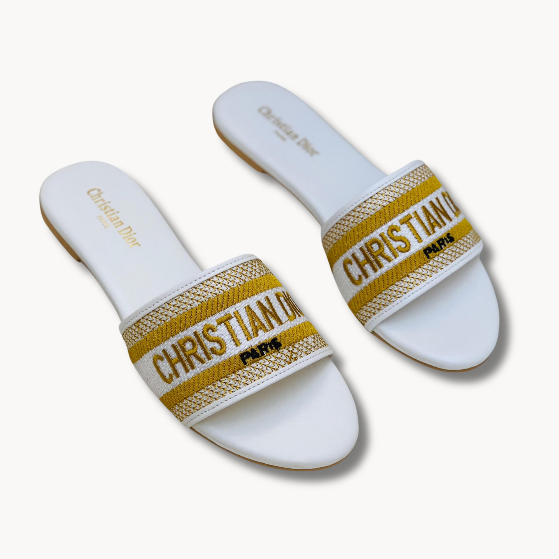 Christian Dior Embroidery Slipper
