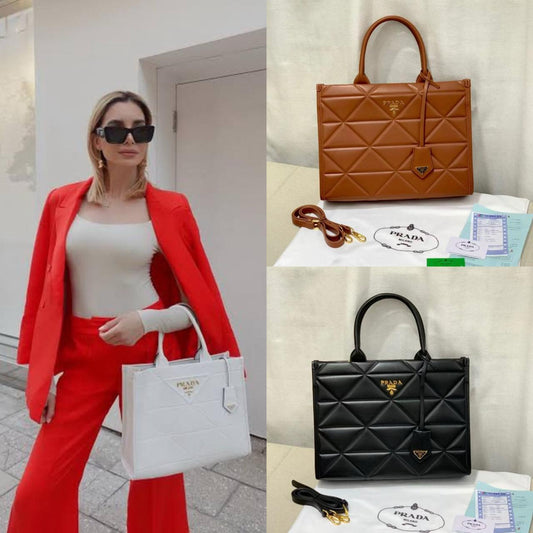 PRADA  PRADA SYMBOLE TOTE HANDBAG