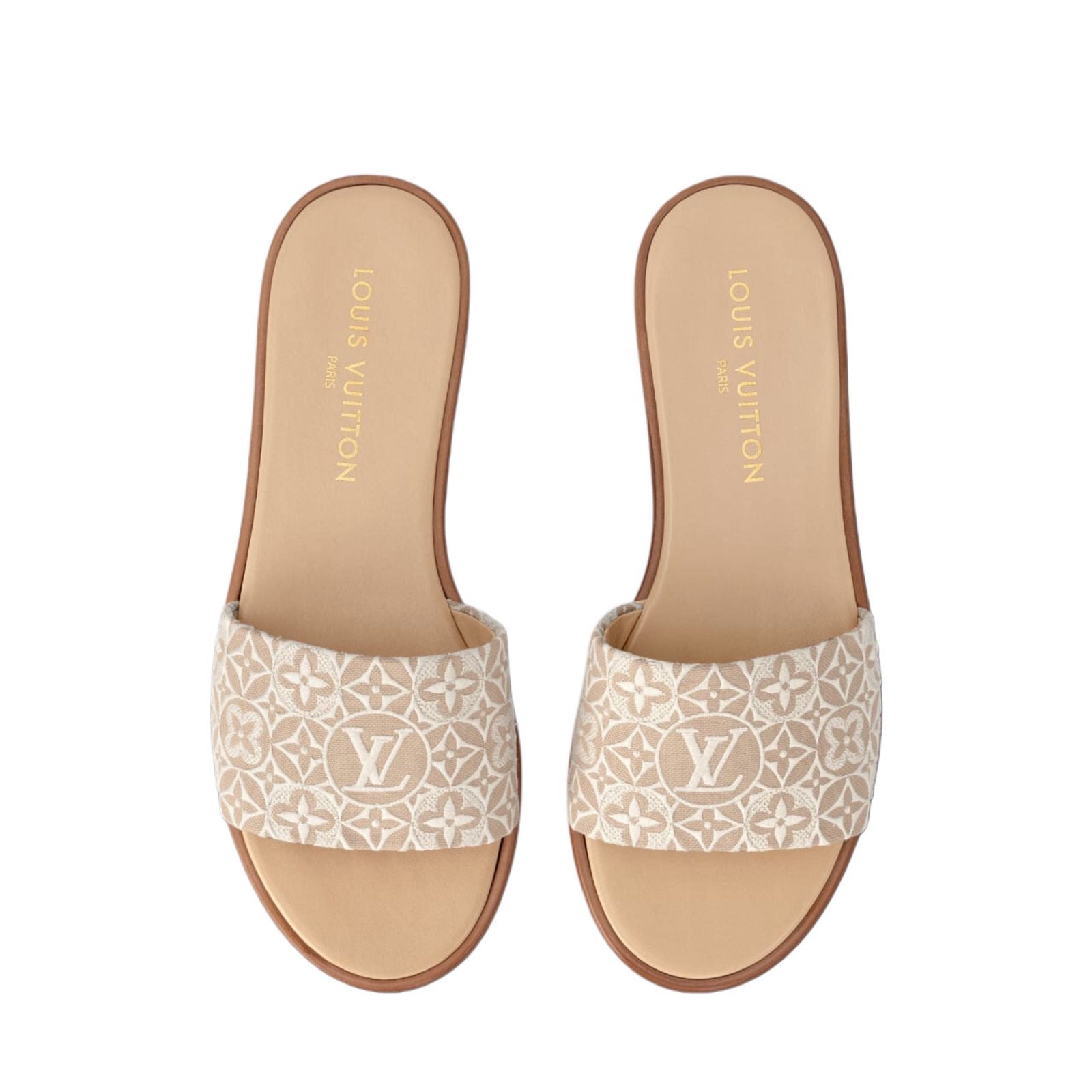 LV Embroidery Flat Slipper