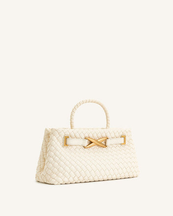 JW Pei Elora Woven Tote Bag