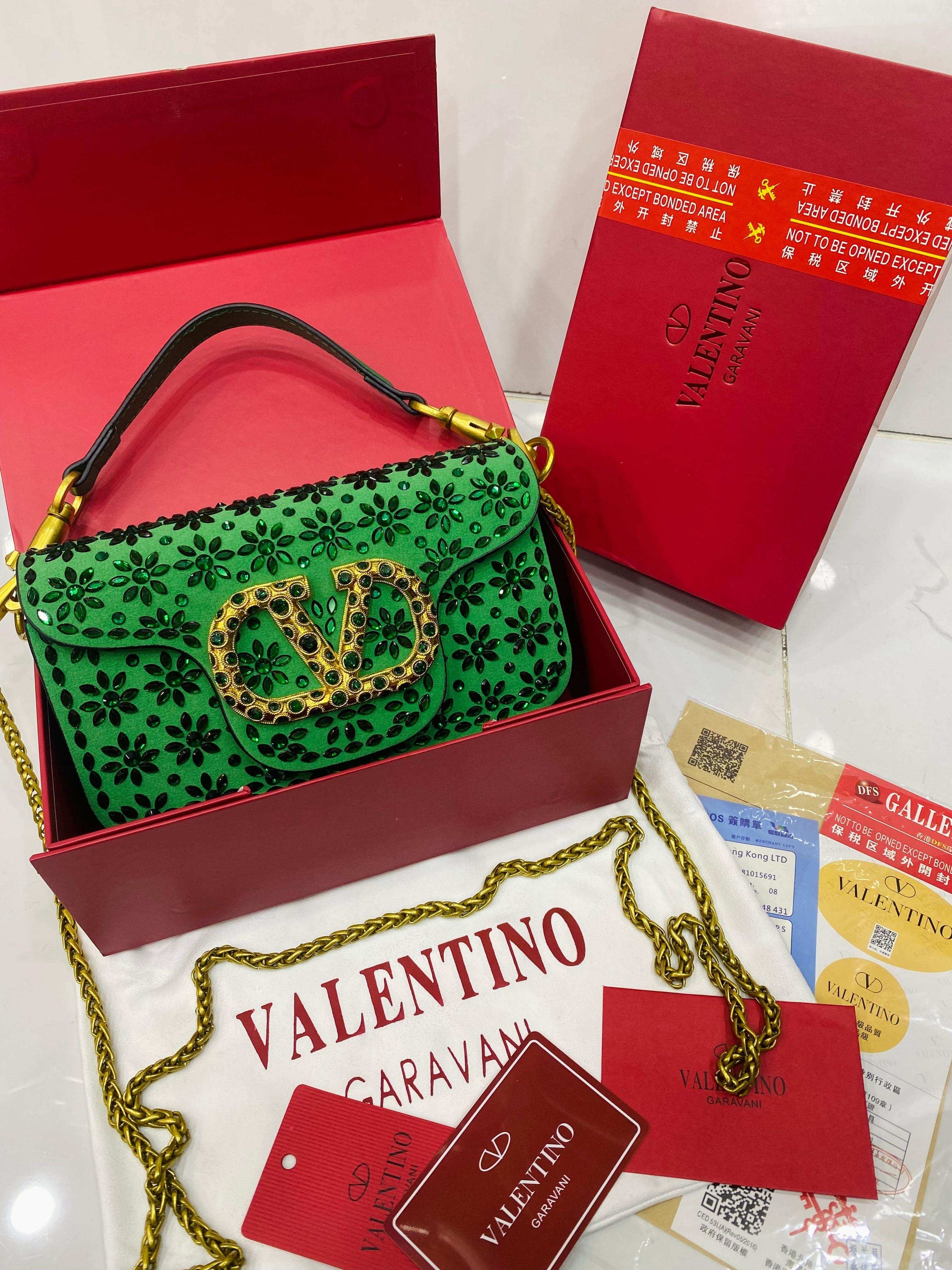 VALENTINO GARAVANI Embellished Stone Bag