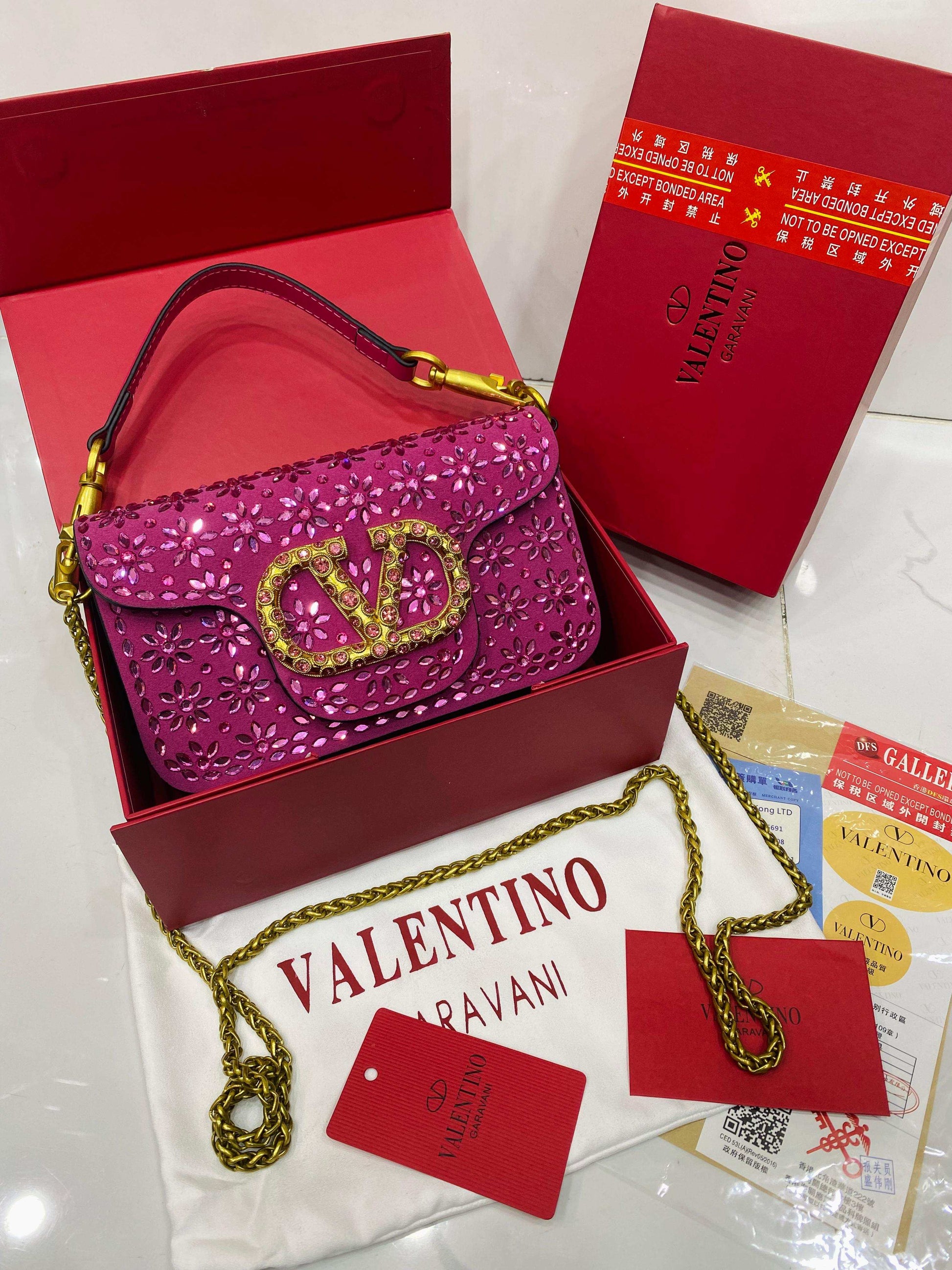 VALENTINO GARAVANI Embellished Stone Bag