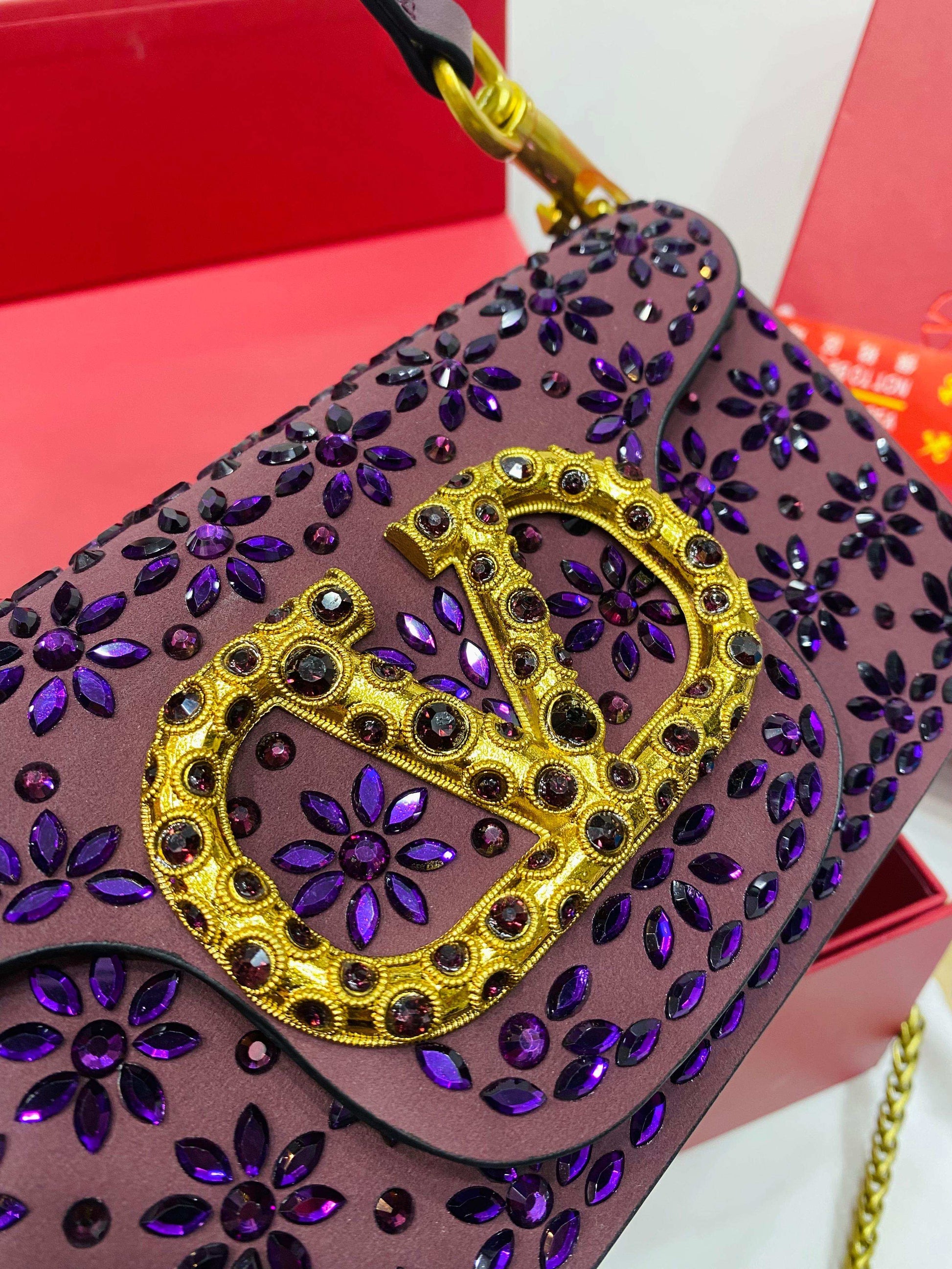 VALENTINO GARAVANI Embellished Stone Bag