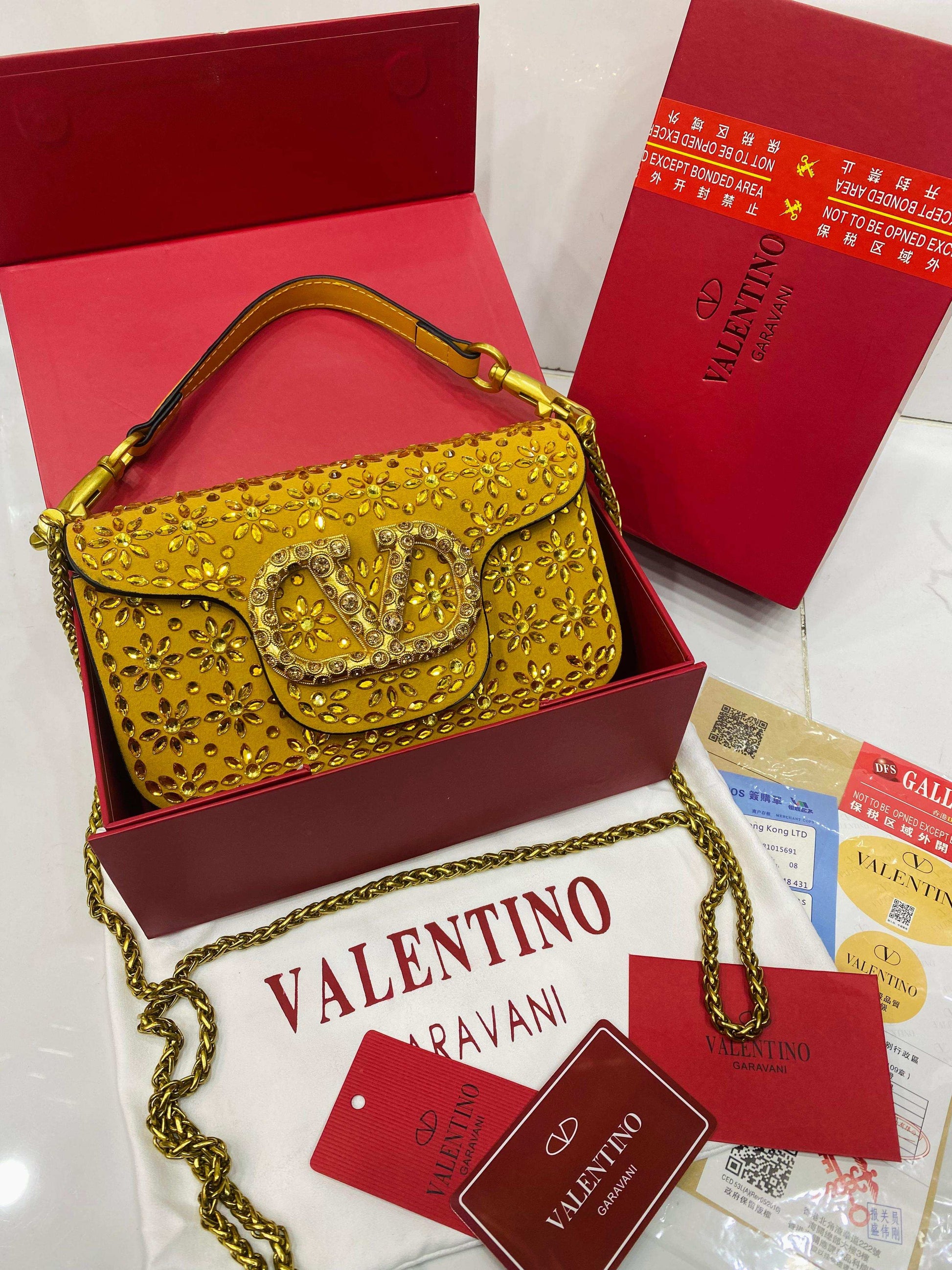 VALENTINO GARAVANI Embellished Stone Bag