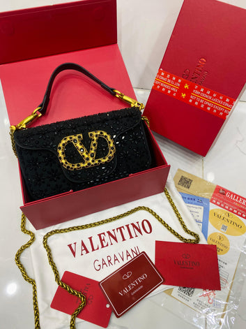 VALENTINO GARAVANI Embellished Stone Bag