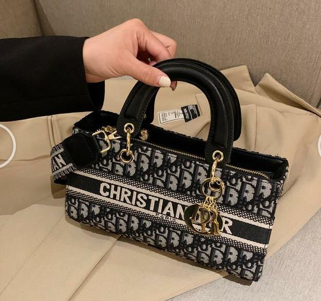 CD Embroidered Bag