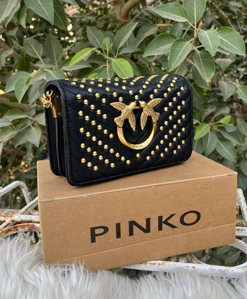 PINKO Elegant Crossbody Bag with Chain Strap