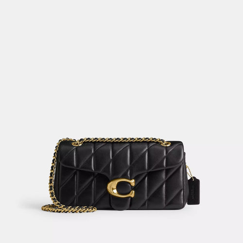 Fioure Pillow Quilted Shoulder Bag — Gold Hardware & Detachable Strap