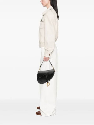Fioure Saddle Flap Bag — CD Hardware Strap & D Charm Detail