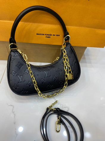 Louis Vuitton Catch PM Shoulder Bag - Monogram Canvas with Chain Strap