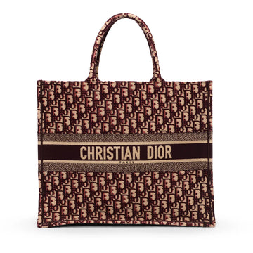 Christian Dior Book Tote Bag - Oblique Canvas Signature Tote