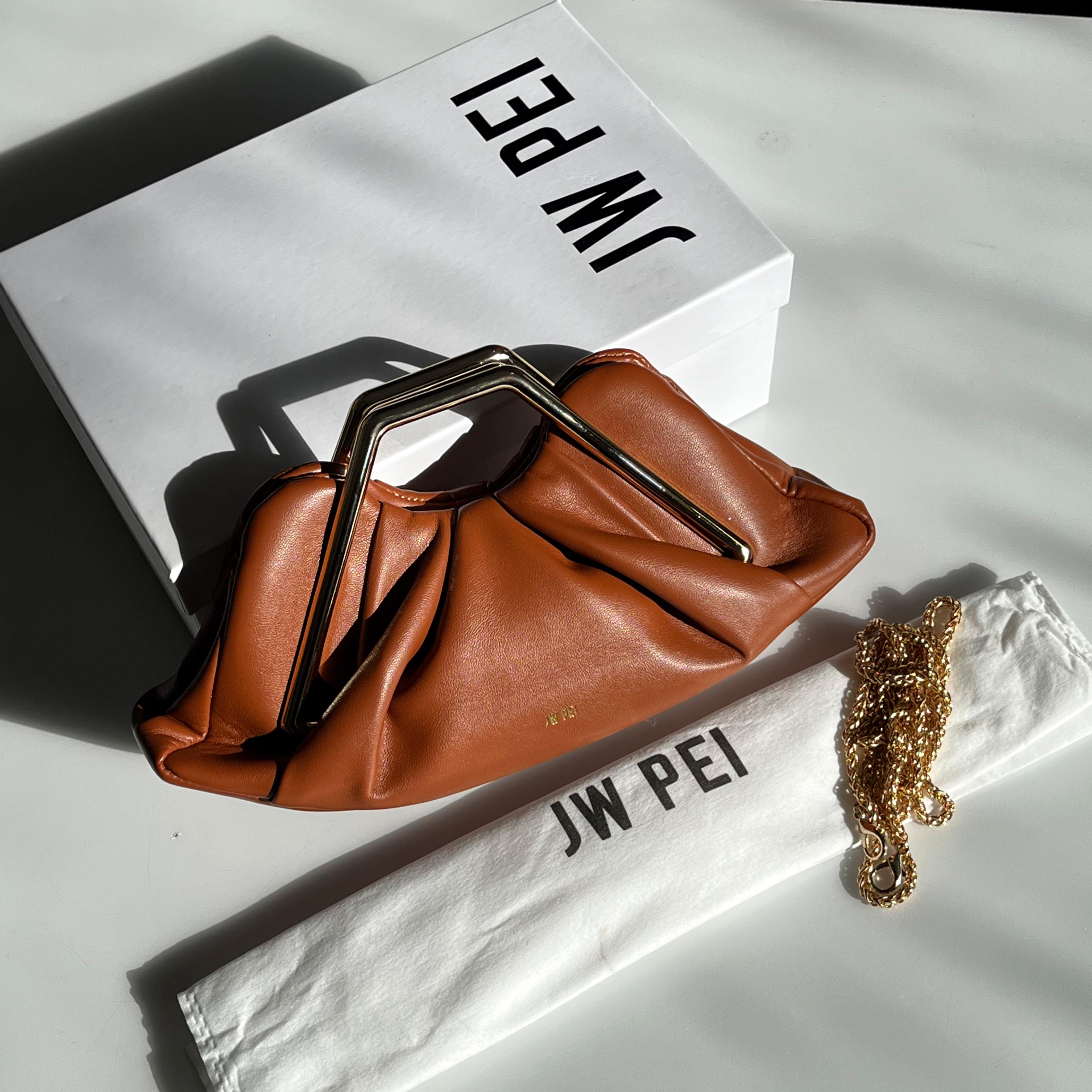 Fioure Lila Metal Frame Clutch – Pleated Mini Handbag