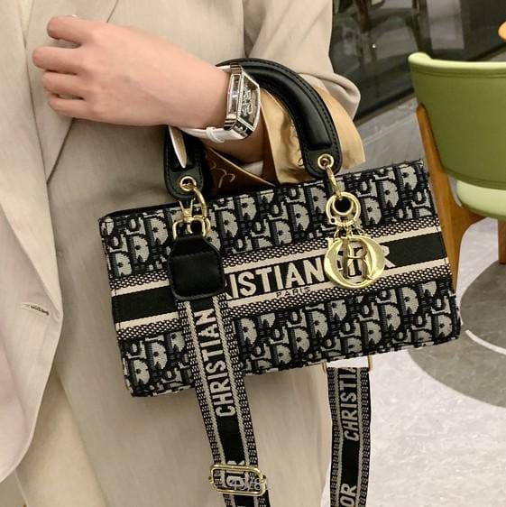 CD Embroidered Bag