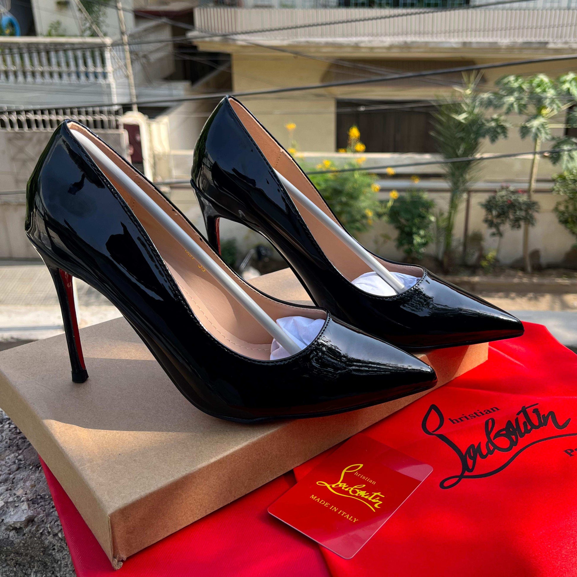 CHRISTIAN LOUBOUTIN IMPORTED HEELS
