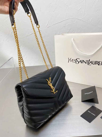 YSL LouLou Medium Black