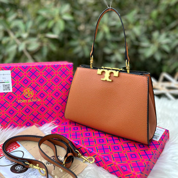 TORY BURCH MINI ELEANOR SATCHEL HANDBAG WITH LONG BELT