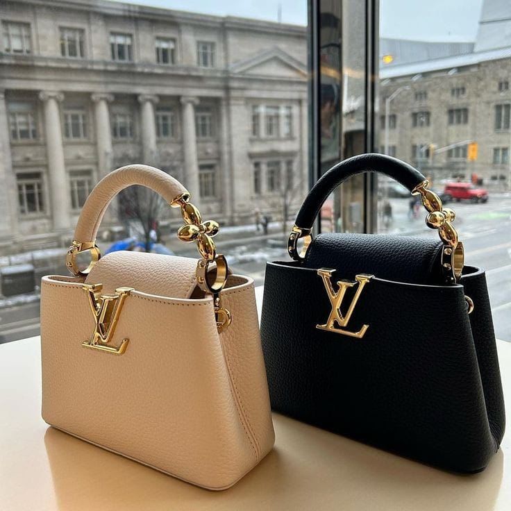 LOUIS VUITTON  Luxe Elegance Mini Tote – Ivory Edition